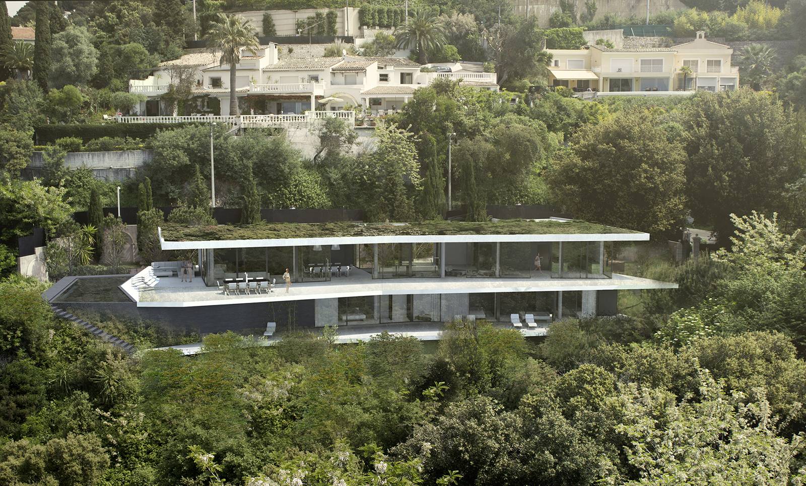 architecte villa contemporaine luxe Cannes