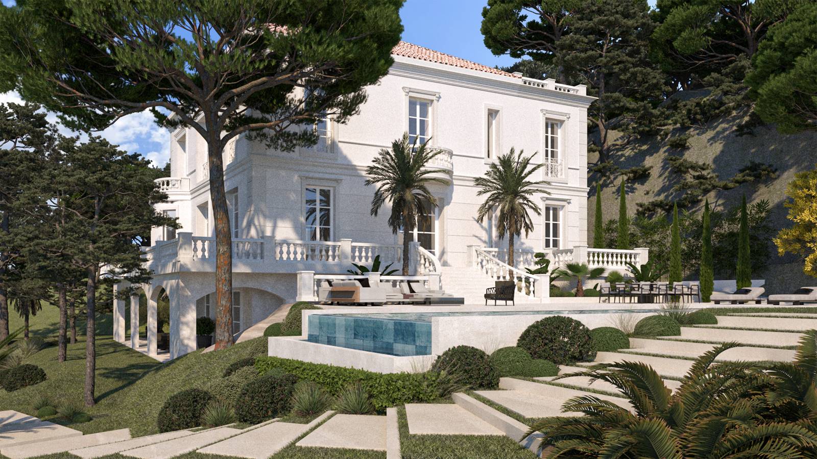 rénovation maison belle époque Roquebrune Cap Martin